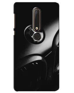 Чехол для Nokia 6 2018 с картинкой «Эмблема BMW — макро»