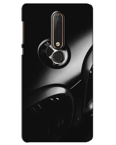 Чехол для Nokia 6 2018 с картинкой «Эмблема BMW — макро»
