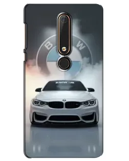 Чохол для Nokia 6 2018 з картинкою «BMW в білому диму» Чохол для Nokia 6 2018 з картинкою «BMW в білому диму»