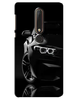 Чохол для Nokia 6 2018 з картинкою «Чорна BMW — профіль» Чохол для Nokia 6 2018 з картинкою «Чорна BMW — профіль»