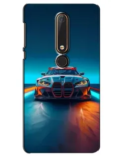 Чохол для Nokia 6 2018 з картинкою «BMW — вогні неону» Чохол для Nokia 6 2018 з картинкою «BMW — вогні неону»