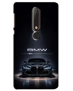 Чохол для Nokia 6 2018 з картинкою «BMW крізь нічне місто» Чохол для Nokia 6 2018 з картинкою «BMW крізь нічне місто»
