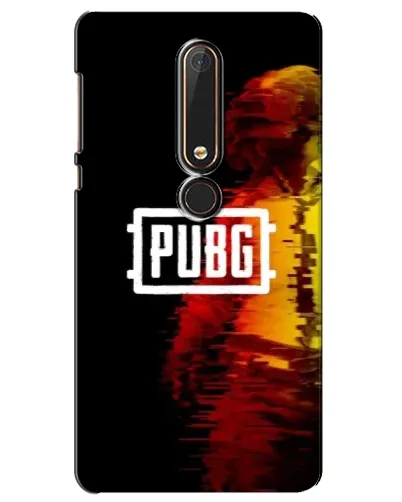 Чехол для Nokia 6 2018 с картинкой «Яркий логотип PUBG» Чехол для Nokia 6 2018 с картинкой «Яркий логотип PUBG»
