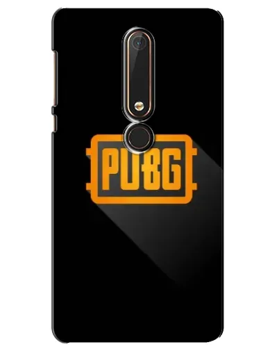 Чехол для Nokia 6 2018 с картинкой «PUBG — рамка лого» Чехол для Nokia 6 2018 с картинкой «PUBG — рамка лого»