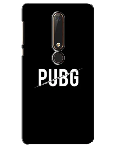 Чехол для Nokia 6 2018 с картинкой «PUBG — белый логотип» Чехол для Nokia 6 2018 с картинкой «PUBG — белый логотип»