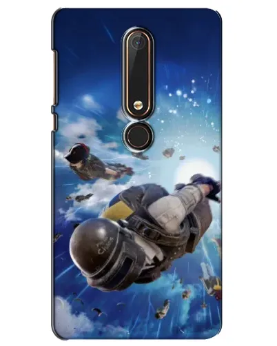 Чехол для Nokia 6 2018 с картинкой «Десант PUBG — прыжок» Чехол для Nokia 6 2018 с картинкой «Десант PUBG — прыжок»