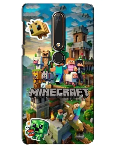 Чехол для Nokia 6 2018 с картинкой «Замок Minecraft» Чехол для Nokia 6 2018 с картинкой «Замок Minecraft»