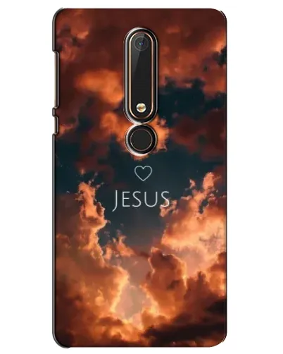 Чехол для Nokia 6 2018 с картинкой «Сияние Имени Jesus»