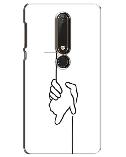 Чехол для Nokia 6 2018 с картинкой «Рука держит»