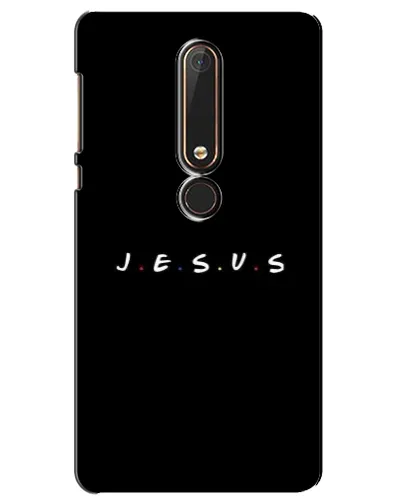 Чехол для Nokia 6 2018 с картинкой «Точки веры J.E.S.U.S.»