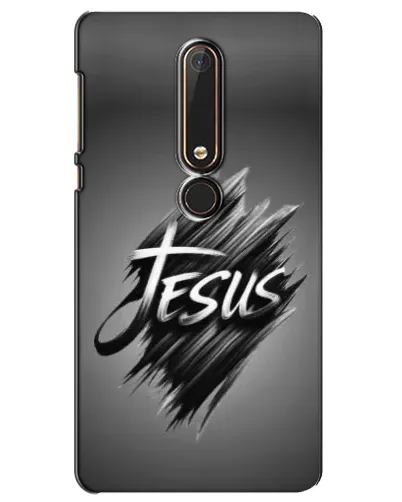 Чехол для Nokia 6 2018 с картинкой «Надпись Jesus Graffiti»