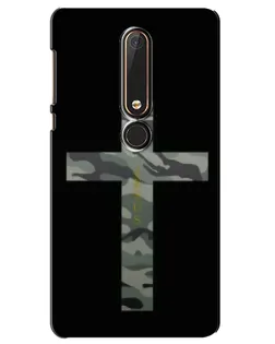 Чехол для Nokia 6 2018 с картинкой «Милитари Крест»