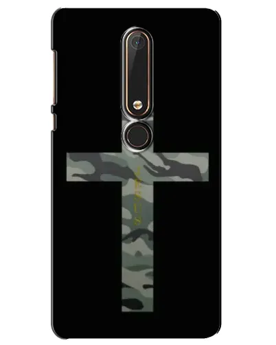 Чехол для Nokia 6 2018 с картинкой «Милитари Крест»