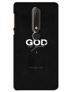 Чехол для Nokia 6 2018 с картинкой «GOD — Бог над всем»