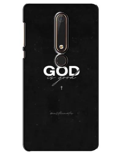 Чехол для Nokia 6 2018 с картинкой «GOD — Бог над всем»