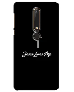 Чехол для Nokia 6 2018 с картинкой «Иисус любит тебя»