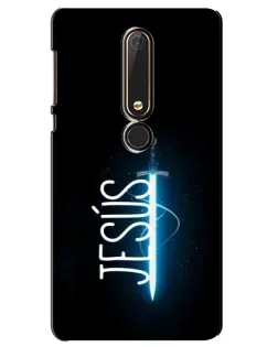 Чехол для Nokia 6 2018 с картинкой «Меч Духа Jesus»