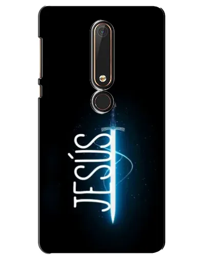 Чехол для Nokia 6 2018 с картинкой «Меч Духа Jesus»