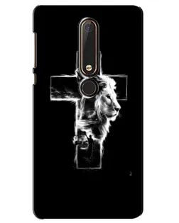 Чохол для Nokia 6 2018 з картинкою «Сяючий хрест Jesus»