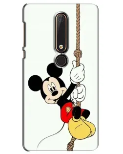 Чехол для Nokia 6 2018 с картинкой «Mickey на канате» Чехол для Nokia 6 2018 с картинкой «Mickey на канате»