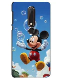 Чохол для Nokia 6 2018 з картинкою «Mickey та мильні бульбашки» Чохол для Nokia 6 2018 з картинкою «Mickey та мильні бульбашки»