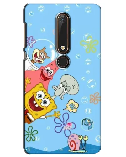 Чехол для Nokia 6 2018 с картинкой «Веселые пузырьки»