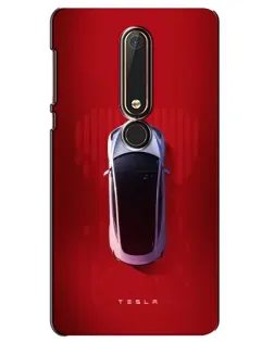 Чехол для Nokia 6 2018 с картинкой «Tesla Top View»