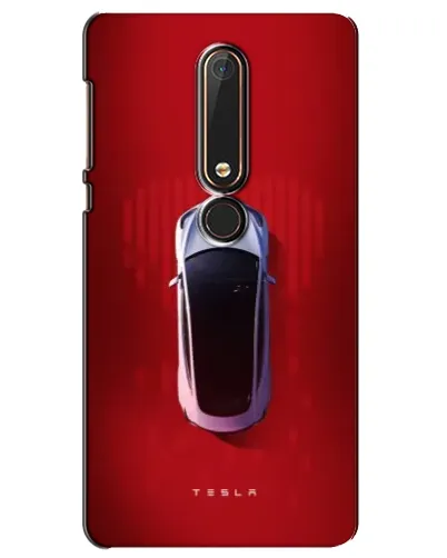 Чехол для Nokia 6 2018 с картинкой «Tesla Top View»