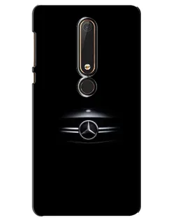 Чехол для Nokia 6 2018 с картинкой «Mercedes — абстрактные линии»