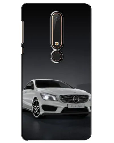 Чехол для Nokia 6 2018 с картинкой «Mercedes AMG GT Silver»