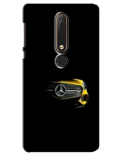 Чехол для Nokia 6 2018 с картинкой «Mercedes — ретро стиль»