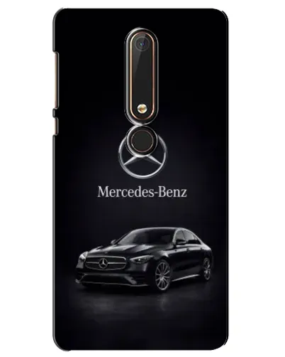 Чехол для Nokia 6 2018 с картинкой «Mercedes — решетка радиатора»