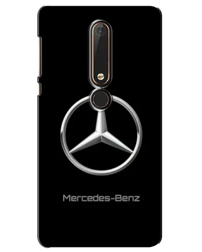 Чехол для Nokia 6 2018 с картинкой «Mercedes Silver Logo»
