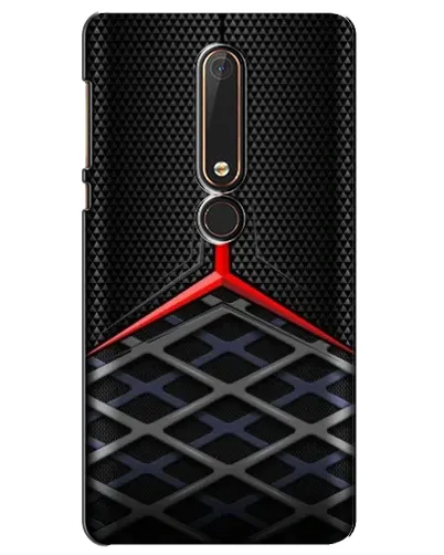 Чехол для Nokia 6 2018 с картинкой «Mercedes Carbon Grid»