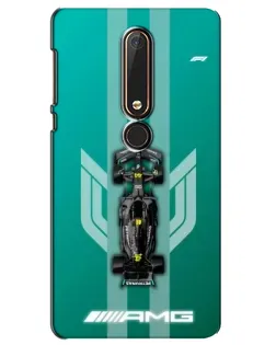 Чехол для Nokia 6 2018 с картинкой «Mercedes AMG Petronas»