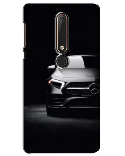 Чехол для Nokia 6 2018 с картинкой «Свет фар Mercedes»