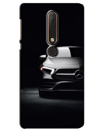 Чехол для Nokia 6 2018 с картинкой «Свет фар Mercedes»