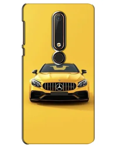 Чехол для Nokia 6 2018 с картинкой «Желтый Mercedes GT»