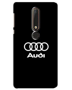 Чехол для Nokia 6 2018 с картинкой «Классическое лого Audi»