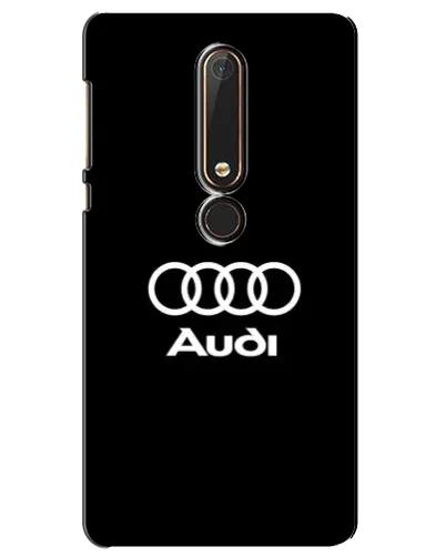 Чехол для Nokia 6 2018 с картинкой «Классическое лого Audi»