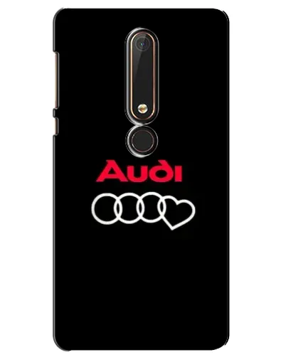 Чехол для Nokia 6 2018 с картинкой «Логотип Audi Heart»