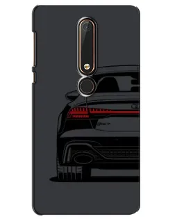 Чехол для Nokia 6 2018 с картинкой «Задняя часть Audi — арт»