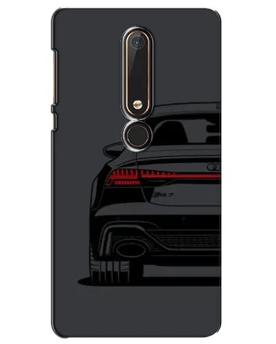 Чехол для Nokia 6 2018 с картинкой «Задняя часть Audi — арт»