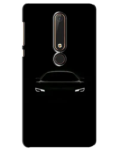 Чехол для Nokia 6 2018 с картинкой «Взгляд Audi в темноте»