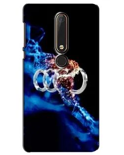 Чехол для Nokia 6 2018 с картинкой «Энергия лого Audi»