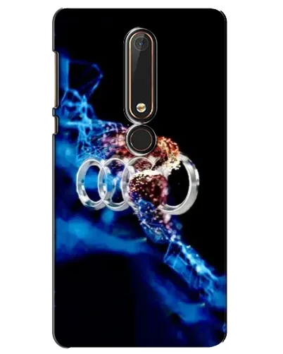 Чехол для Nokia 6 2018 с картинкой «Энергия лого Audi»