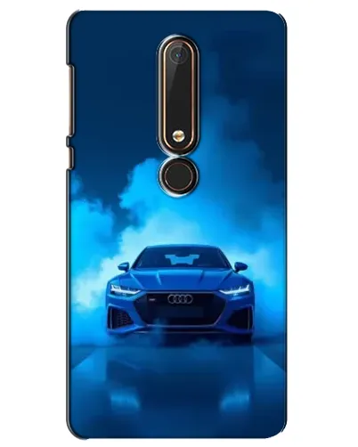Чехол для Nokia 6 2018 с картинкой «Audi — голубая энергия»