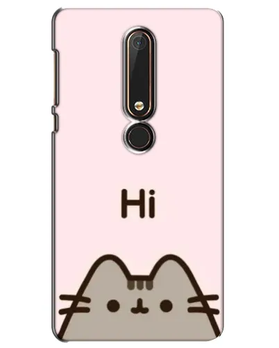 Чохол для Nokia 6 2018 з картинкою «Пушин каже Hi»