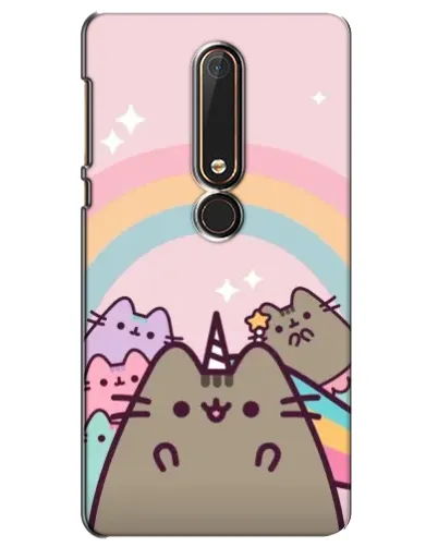 Чохол для Nokia 6 2018 з картинкою «Єдиноріг Pusheen»