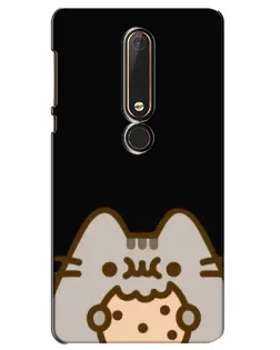 Чохол для Nokia 6 2018 з картинкою «Пушин на чорному»
